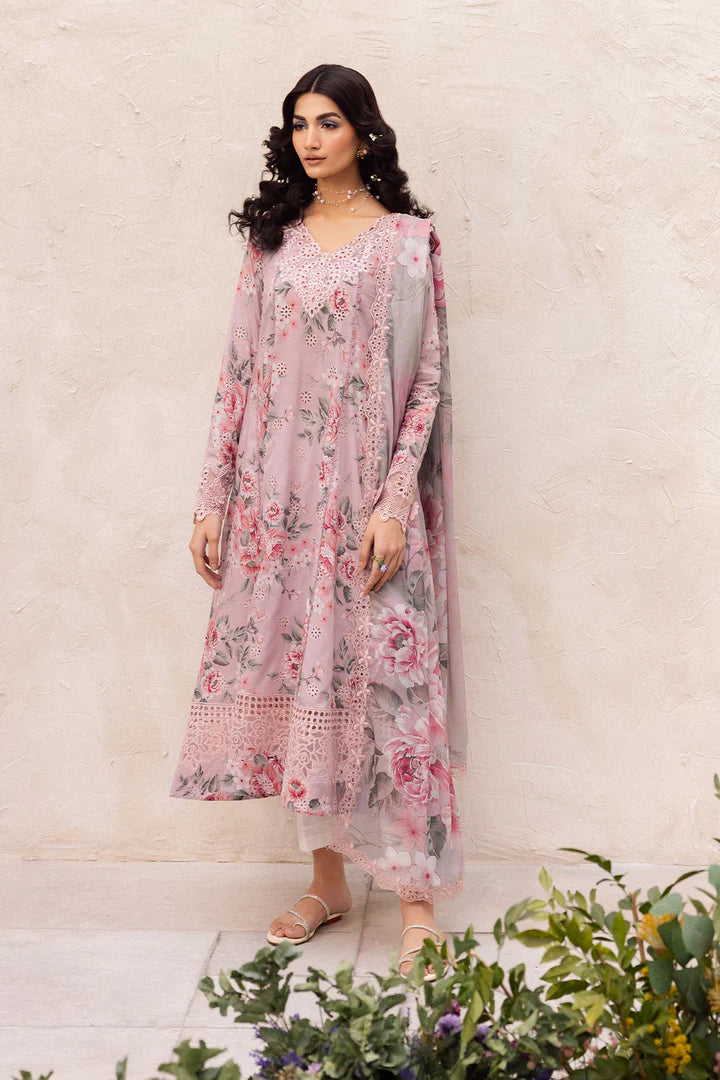 3 Piece - Khaddar Digital Printed Suit with Digital Printed Khaddar Dupatta (Unstitched)