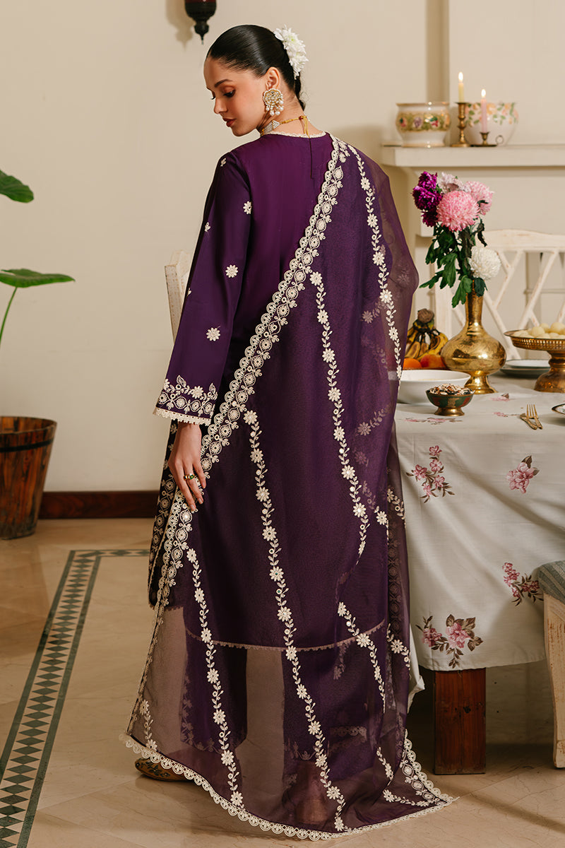 3 Piece - Dhanak Full Heavy Embroidered Suit with Full Embroidered Dhanak Shawl (Unstitched)
