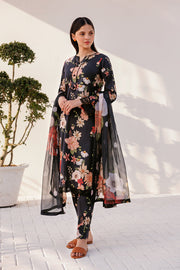 3 Piece - Karandi Digital Printed Suit with Digital Printed Karandi Dupatta (Unstitched)