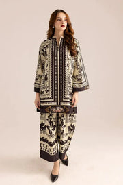 3 Piece - Lulusar Linen Printed Co-Ord Set with Printed Linen Trouser (Unstitched)