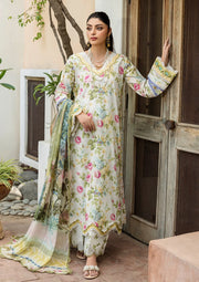 3 Piece - Linen Digital Bandoria Printed Suit with Linen Digital Bandoria Printed Dupatta (Unstitched)