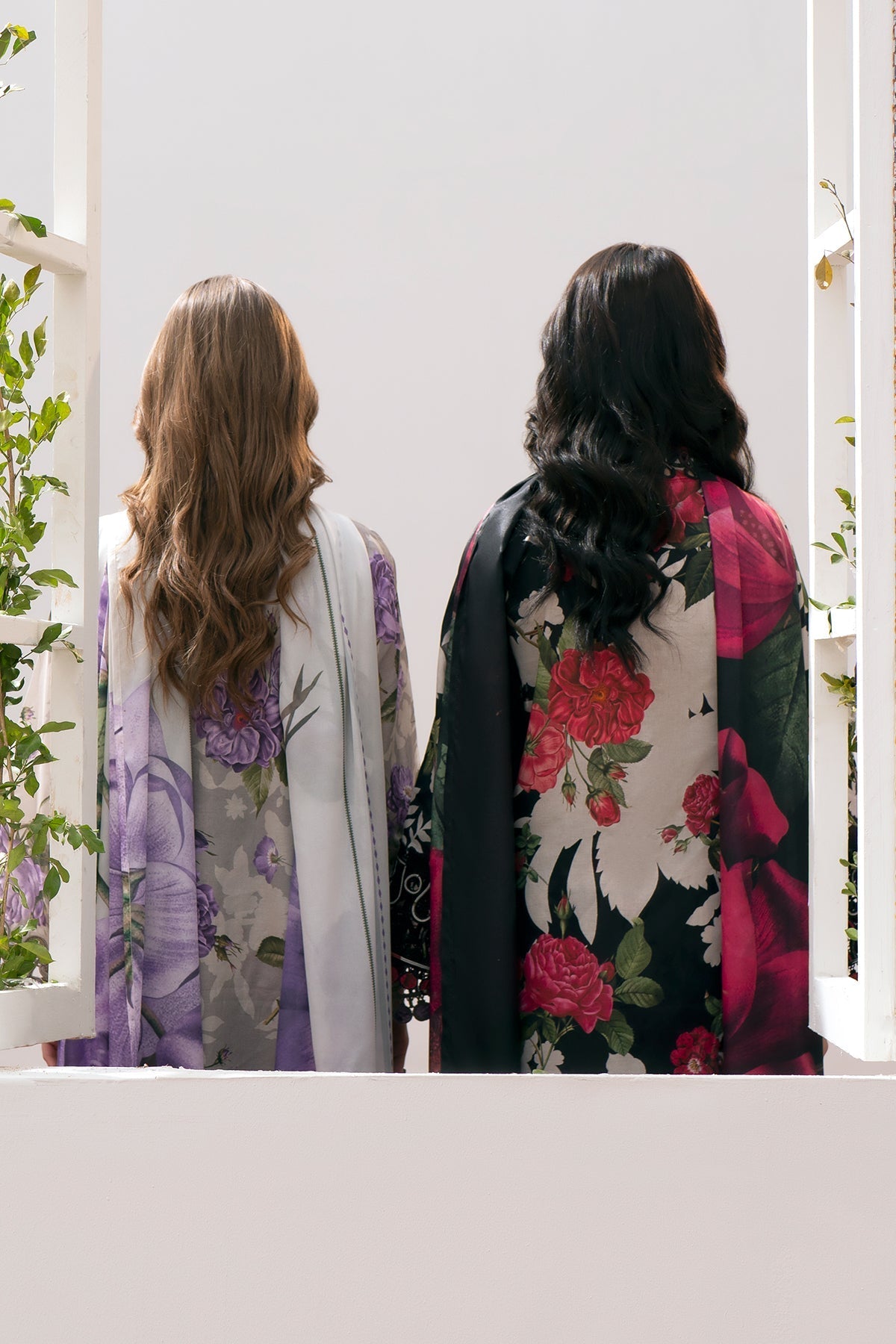 3 Piece - Baroque Khaddar Full Heavy Embroidered Suit with Digital Printed Khaddar Dupatta (Unstitched)