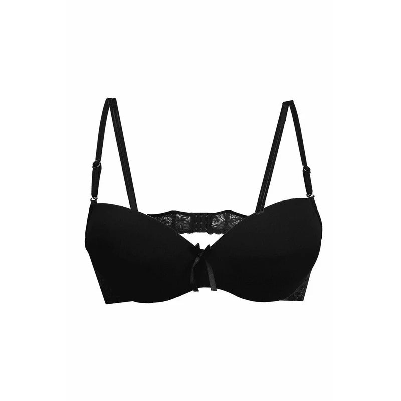 Bra - Black Medusa Padded Balconette