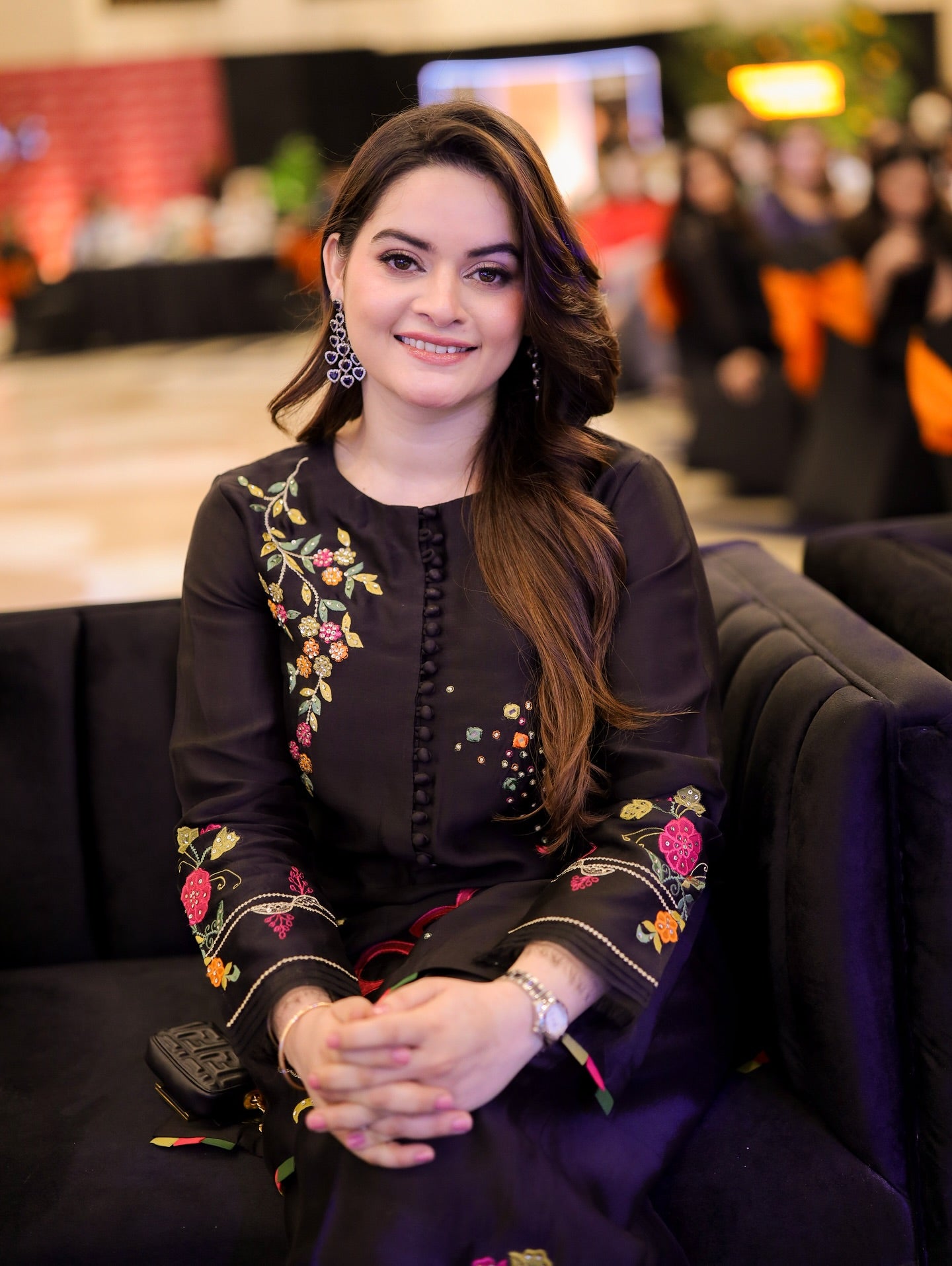 2 Piece - Dhanak Embroidered Suit with Plain Dyed Dhanak Trouser (Unstitched)