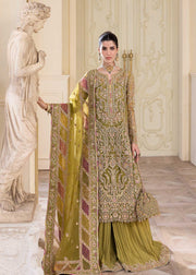 3 Piece - Organza Full Heavy Embroidered Suit with Embroidered  Organza Dupatta (Unstitched)