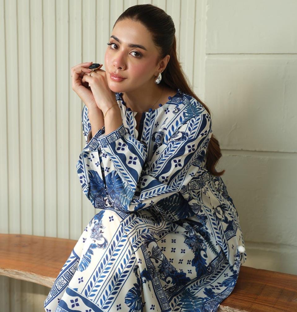 3 Piece - Silk  Digital Printed Shamooz Silk  Suit with Digital Printed Silk Dupatta (Unstitched)