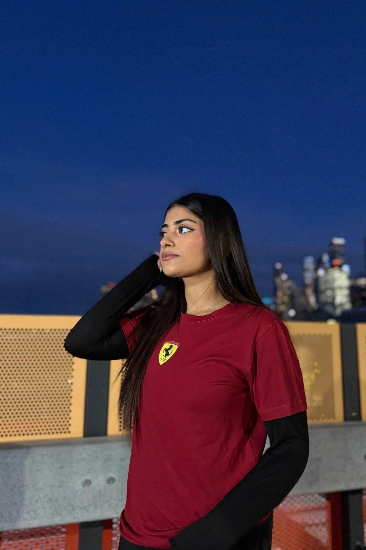 Ferrari  - Women's Classic Black T-Shirt