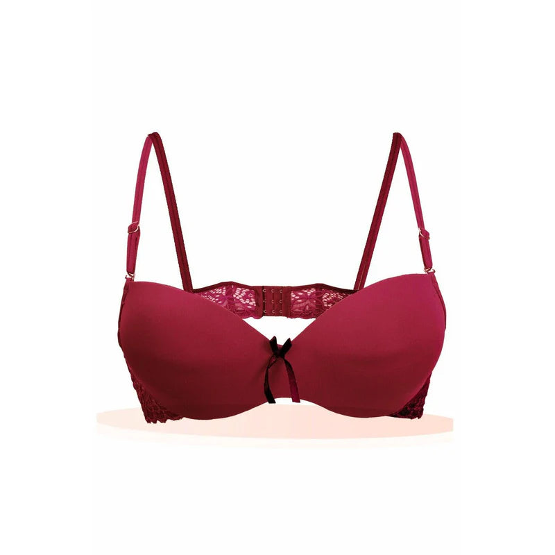 Bra - Maroon Medusa Padded Balconette