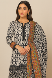 3 Piece - Printed Lawn Suit with Lawn Duppatta (Unstitched)