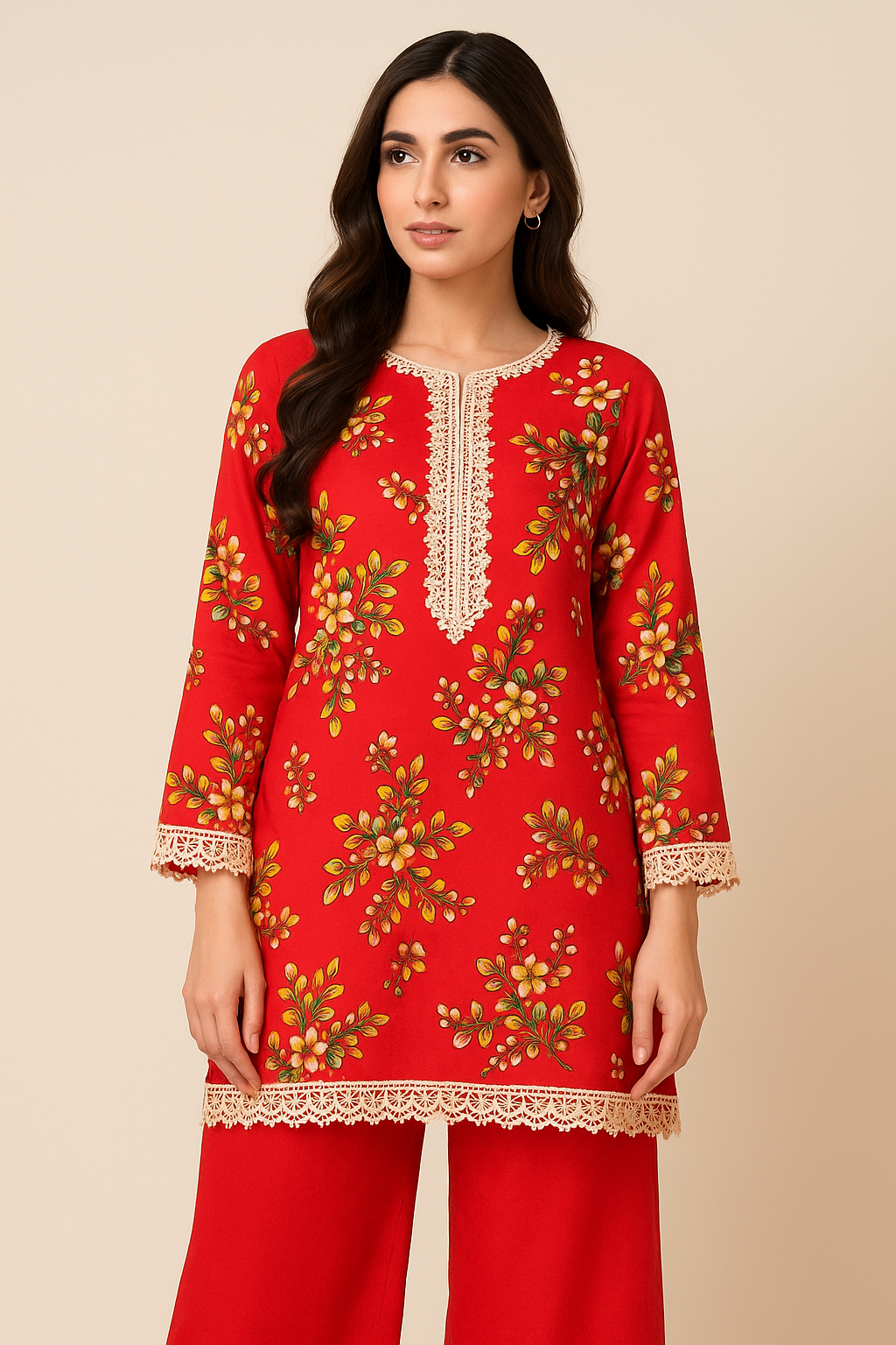 2 Piece - Printed Lawn Suit (Unstitched)