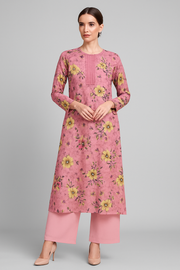 2-Piece Lawn Suit – Printed Shirt with Bana Dora (Unstitched)