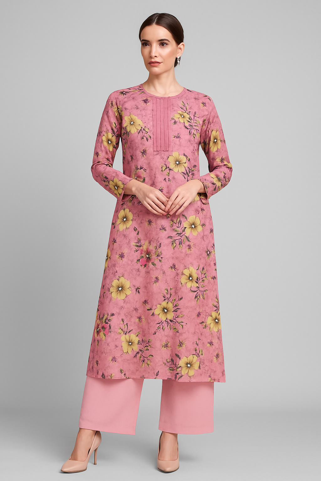 2-Piece Lawn Suit – Printed Shirt with Bana Dora (Unstitched)