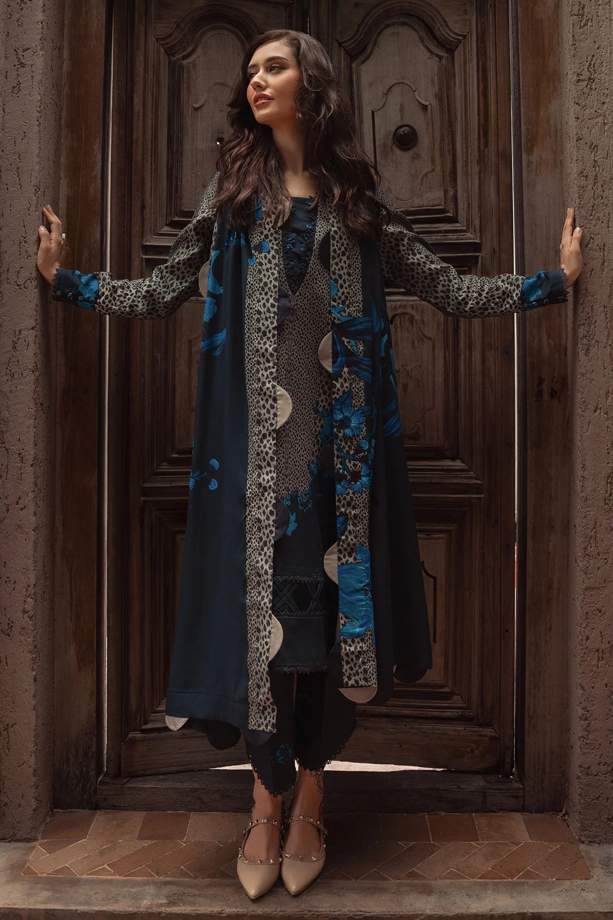 3 Piece - Charizma Khaddar Digital Printed Suit with Digital Printed Khaddar Dupatta (Unstitched)