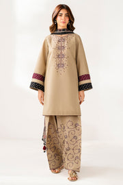 3 Piece - Jazmin Dhanak Embroidered Suit with Digital Printed Wool Shawl (Unstitched)