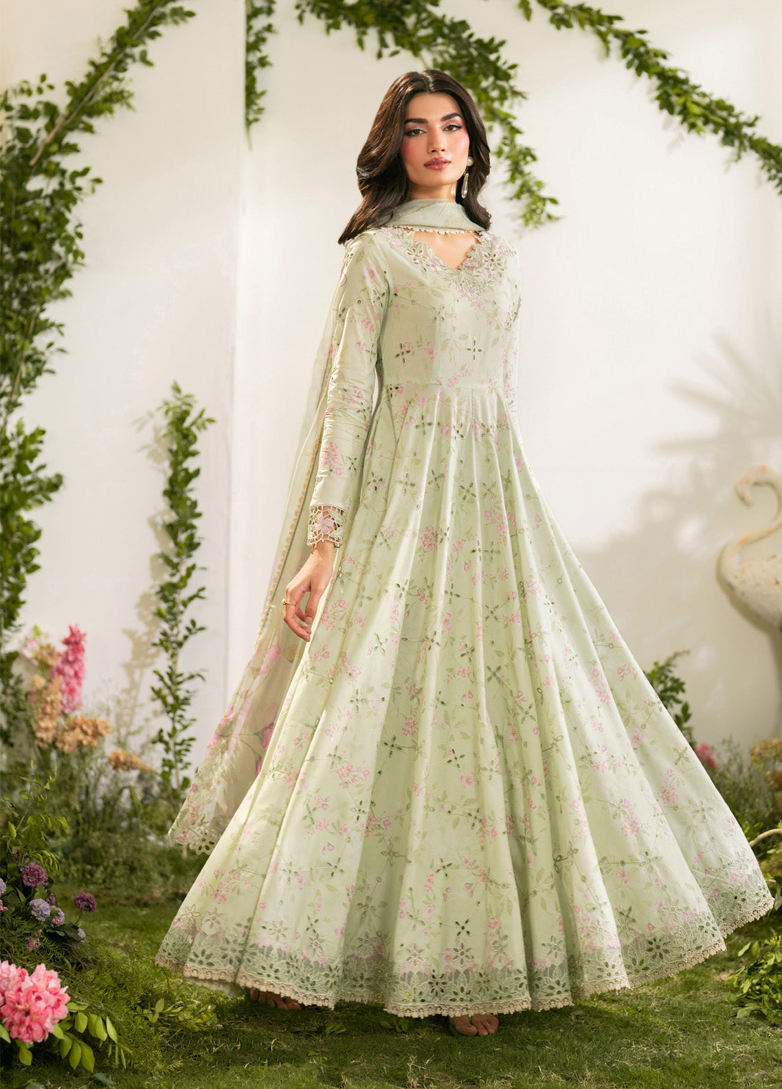 3 Piece - Karandi Digital Printed Suit with Digital Print Karandi Dupatta (Unstitched)