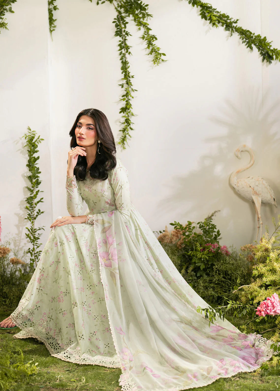 3 Piece - Karandi Digital Printed Suit with Digital Print Karandi Dupatta (Unstitched)
