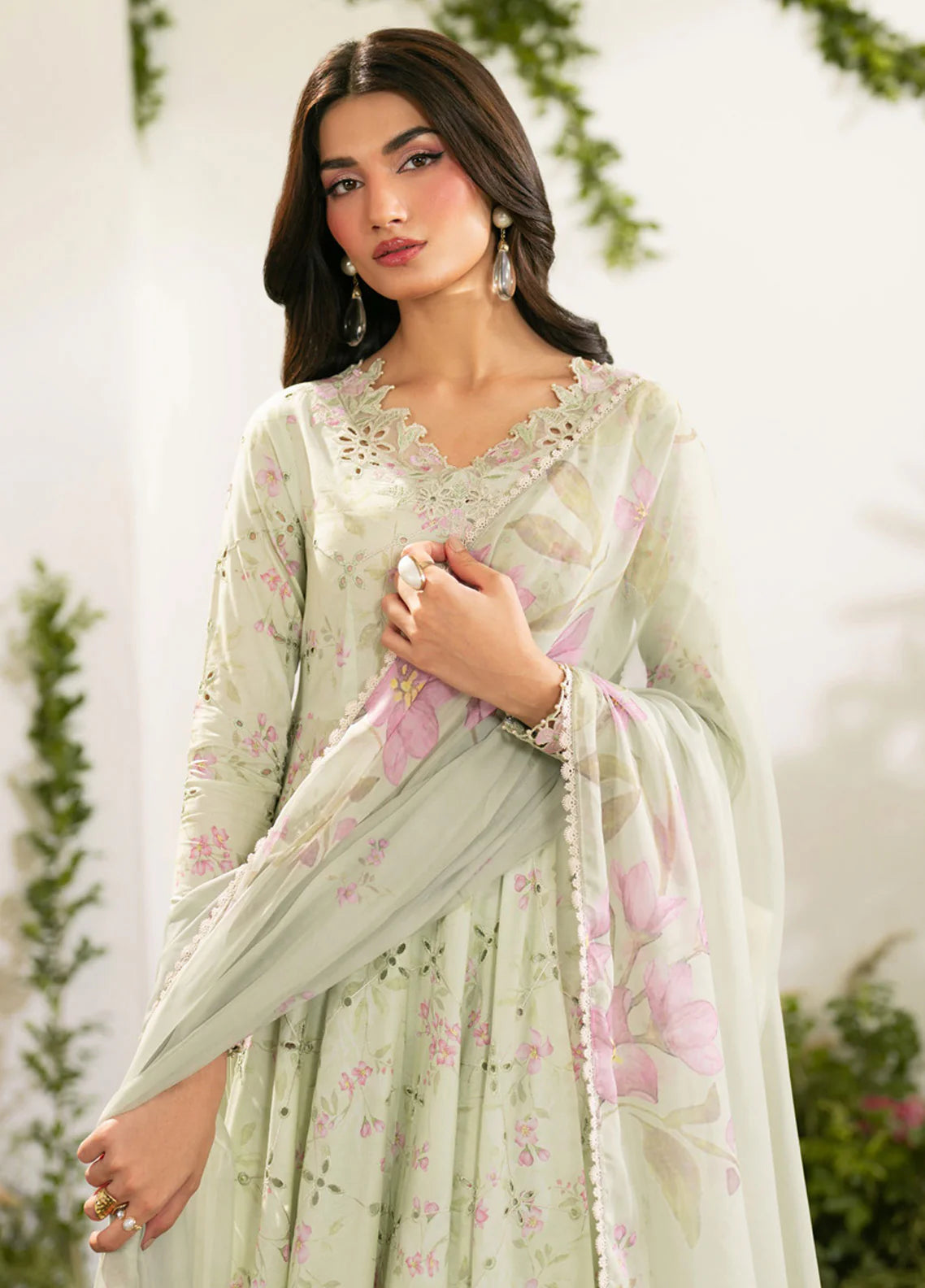3 Piece - Karandi Digital Printed Suit with Digital Print Karandi Dupatta (Unstitched)