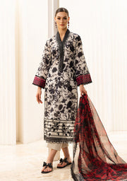 3 Piece - Khaddar Digital Printed Suit with Digital Printed Khaddar Dupatta (Unstitched)