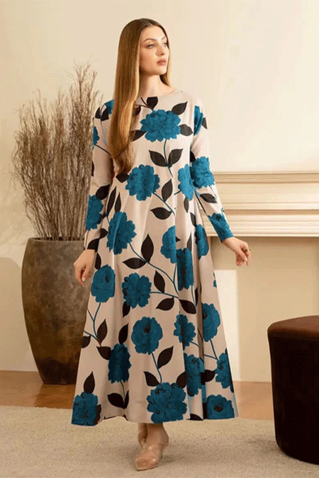 3 Piece - Lulusar Printed Lawn Suit with Lawn Duppatta (Unstitched)