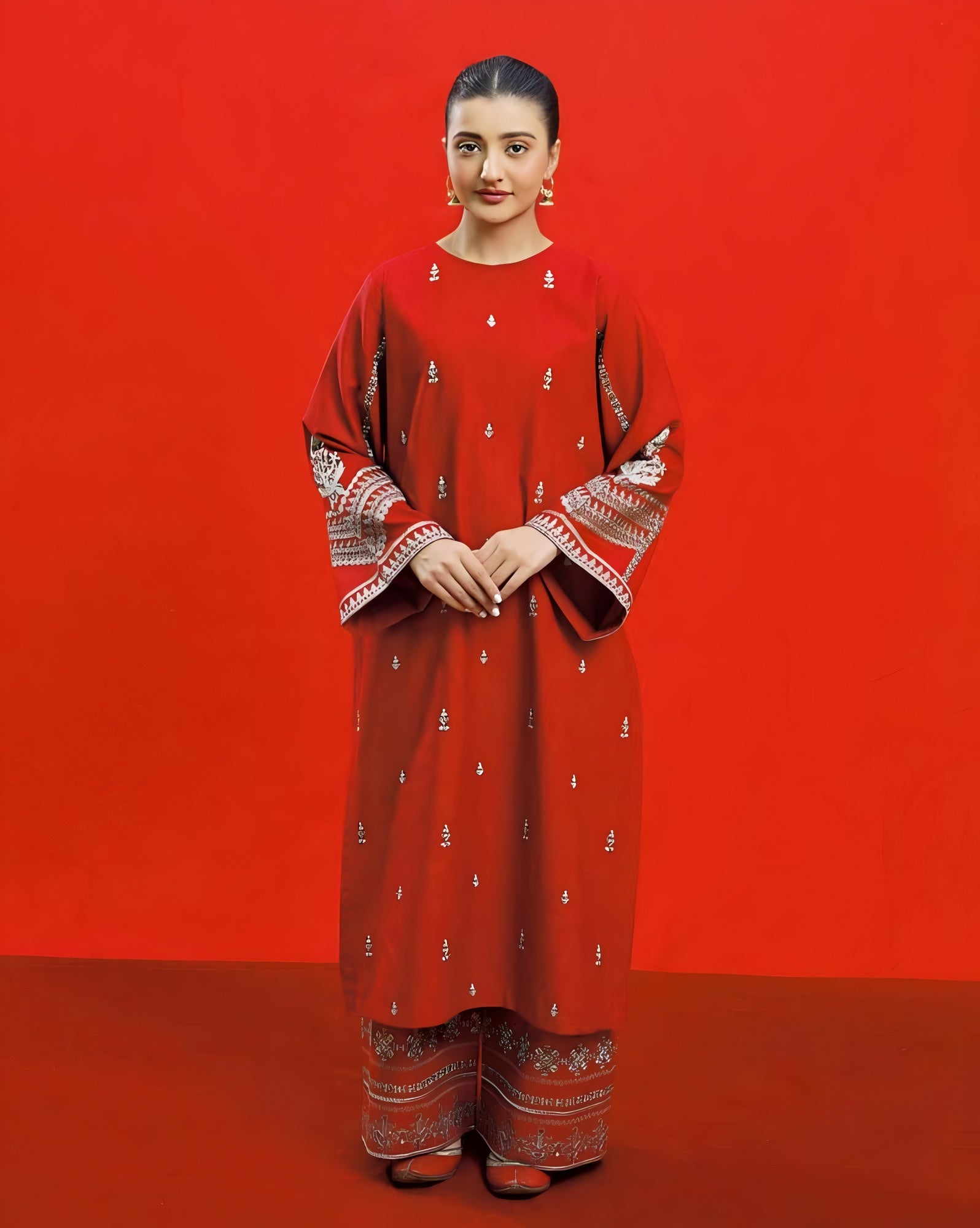 3 Piece - Lawn Urge Pret Embroidered Suit with Tarakashi Digital Lawn Duppatta (Unstitched)