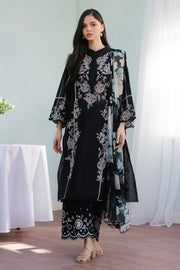3 Piece - Dhanak Embroidered Suit with Digital Printed Twill Pashmina Wool Shawl (Unstitched)