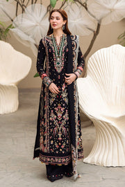 3 Piece - Dhanak Embroidered Suit with Heavy Embroidered Dhanak Shawl (Unstitched)