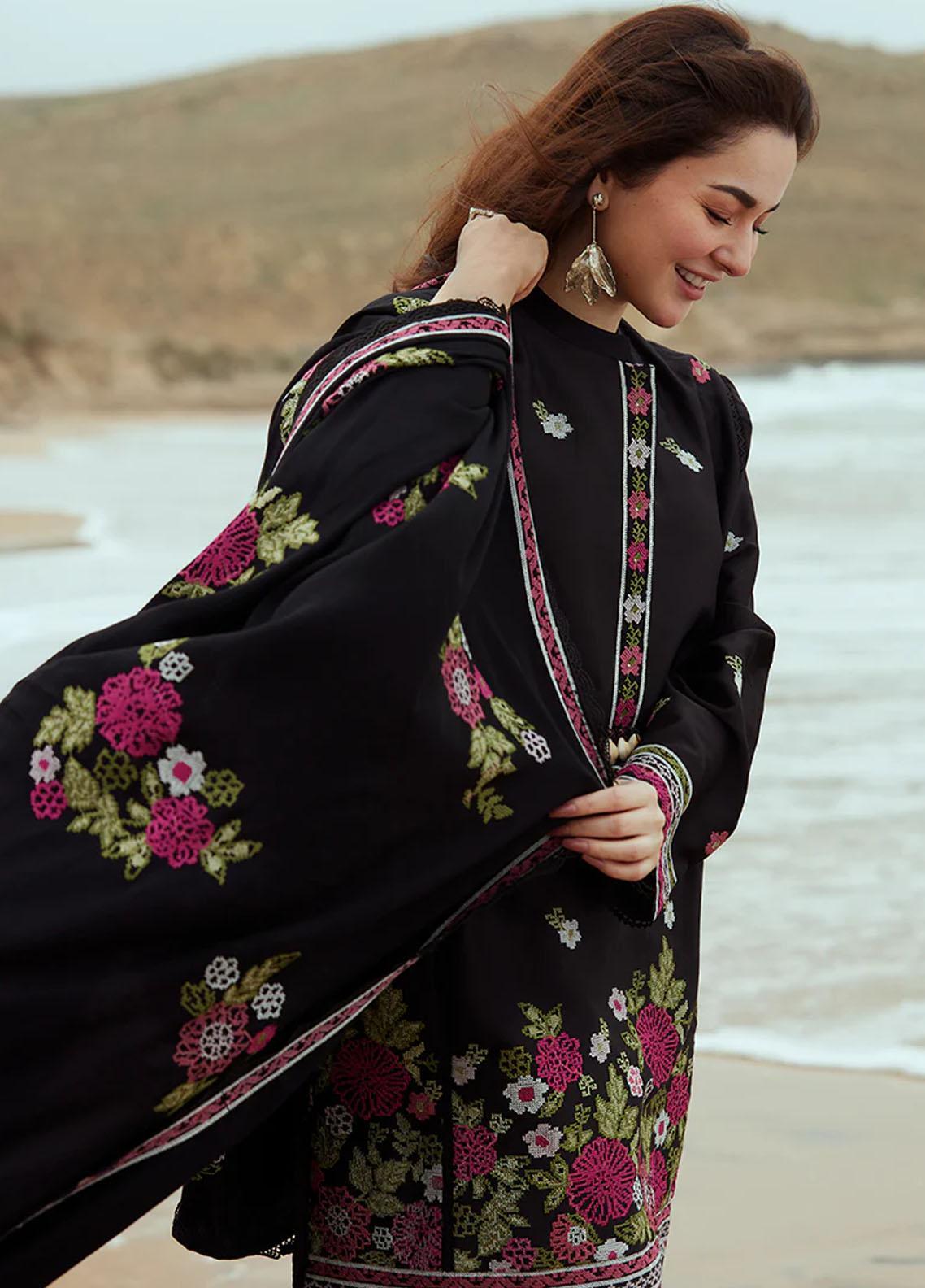 3 Piece - Cross Stitch Lawn Embroidered Suit with Embroidered Lawn Duppatta (Unstitched)