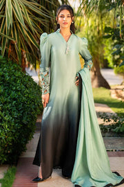 3 Piece - Shamooz Silk Suit with Digital Printed Silk Dupatta (Unstitched)