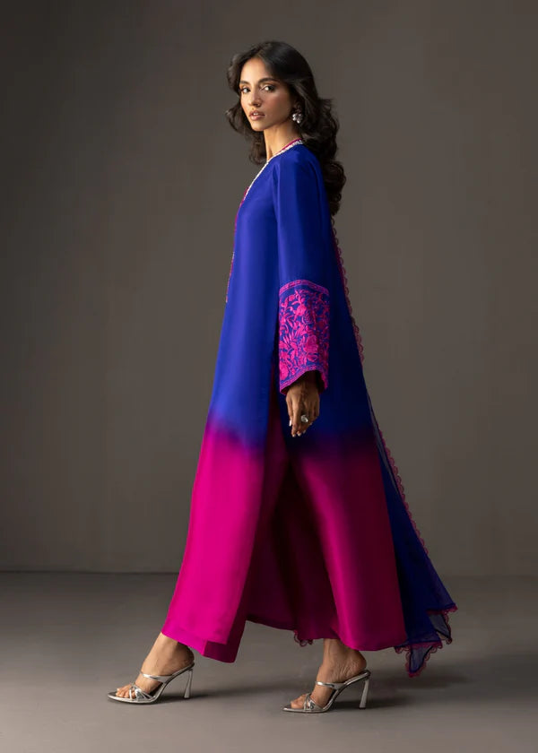 3 Piece - Silk  Digital Printed Shamooz Silk  Suit with Digital Printed Silk Dupatta (Unstitched)