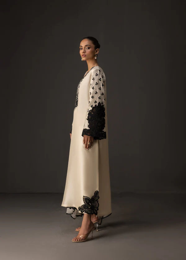 3 Piece - Shamooz Silk Suit with Digital Printed Silk Dupatta (Unstitched)