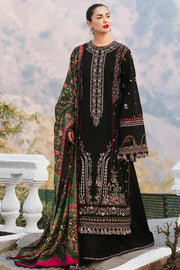 3 Piece - Dhanak Embroidered Suit with Digital Printed Soft Pashmina Wool Shawl (Unstitched)